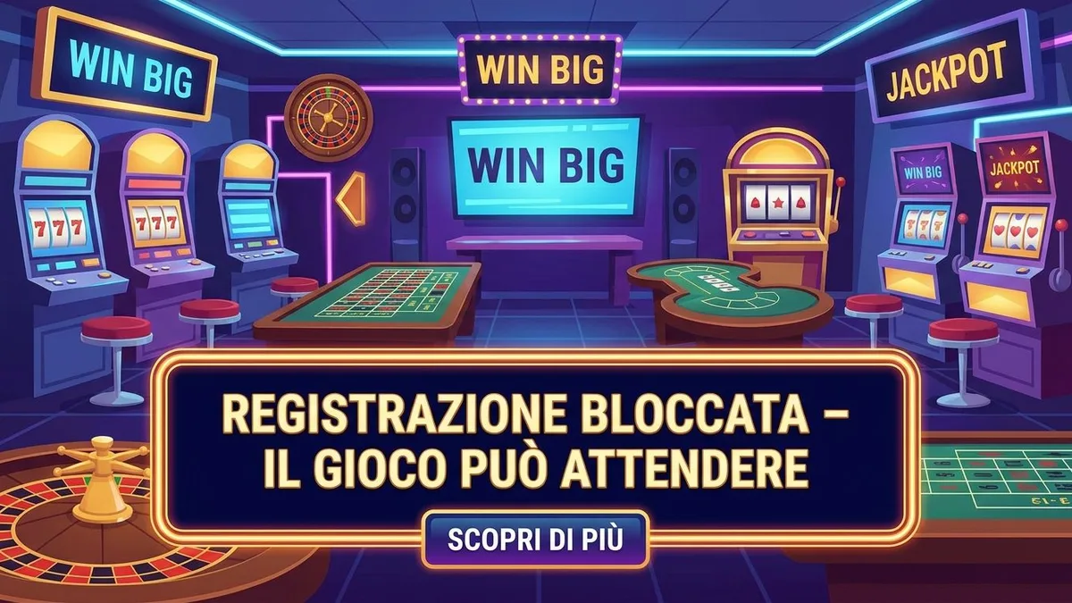 Registrazione con bonus